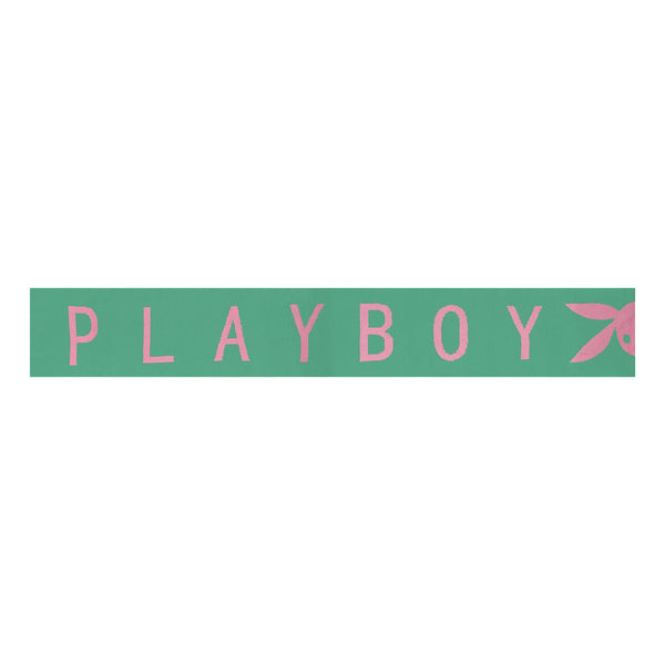 playboy Women's Knit Logo Scarf Accessories - Scarf Green