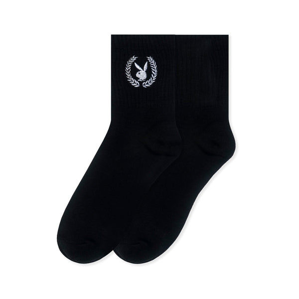 Playboy Women's Laurel Leaf Socks Accessories - Women's Socks Light Blue