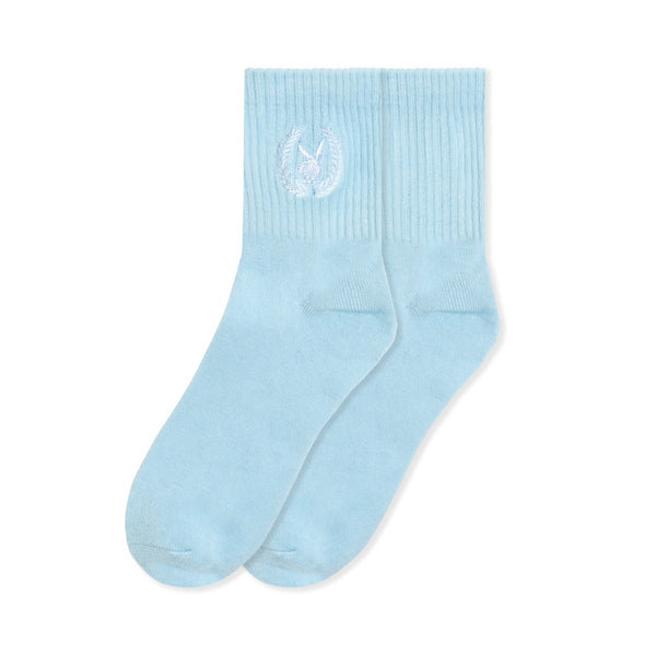 playboy Women's Laurel Leaf Socks Accessories - Women's Socks Light Blue