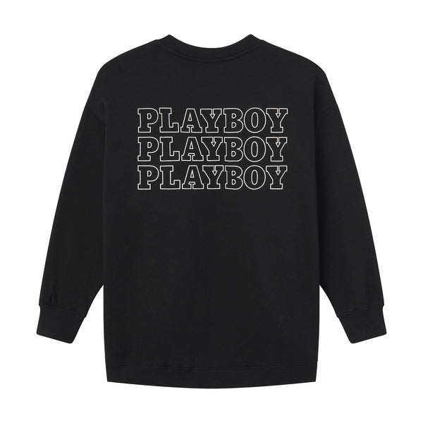 Playboy Women's Masthead Crewneck Sweatshirt Women's - Sweatshirts Lavender