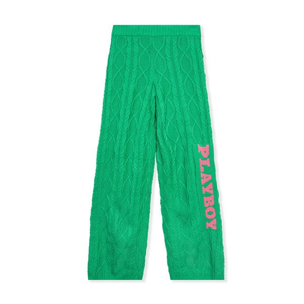 playboy Women's Masthead Knit Pant Women's - Pants Green