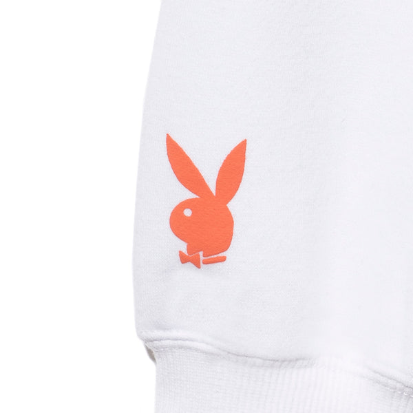 Playboy Women's Playboy Club Rainbow Crewneck Women's - Sweatshirts Bright White