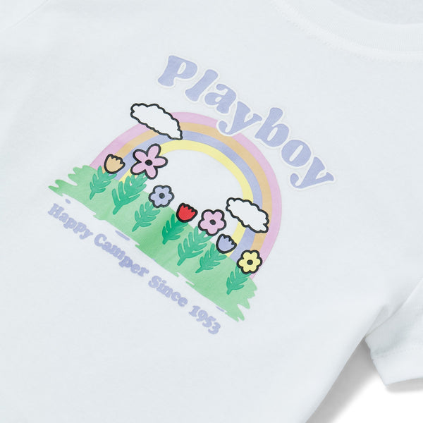 Playboy Women's Rainbow Baby T-Shirt Women's - T-Shirts Star White