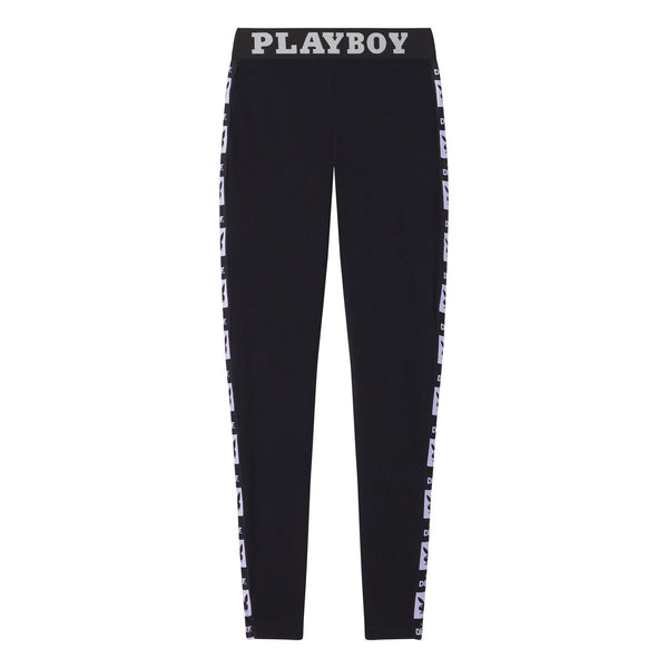 Playboy Women's Repeating Logo Leggings Women's - Leggings XSMALL