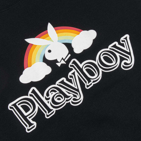 Playboy Women's Smile Club Oversized Crewneck Sweatshirt Women's - Sweatshirts One Size Fits Most