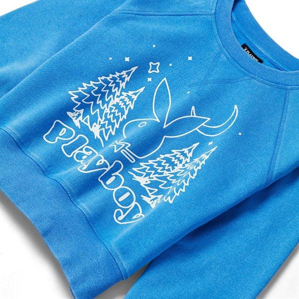 Playboy Women's Vintage Raglan Crewneck Sweatshirt Women's - Sweatshirts XSMALL