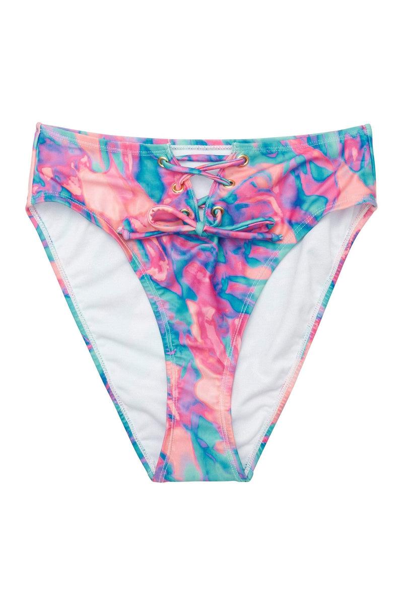 Playful Promises Abstract Marble Eco Tie Dye Bikini Brief