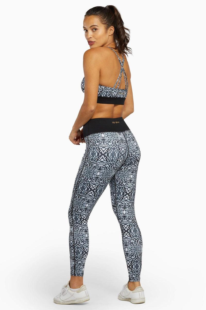Playful Promises Abstract Print High Waisted Activewear Leggings