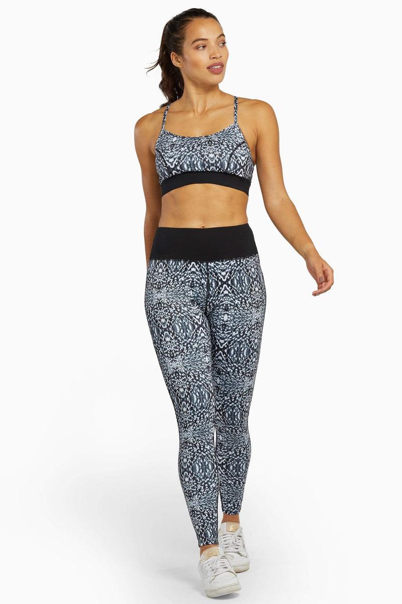 playful promises Abstract Print High Waisted Activewear Leggings