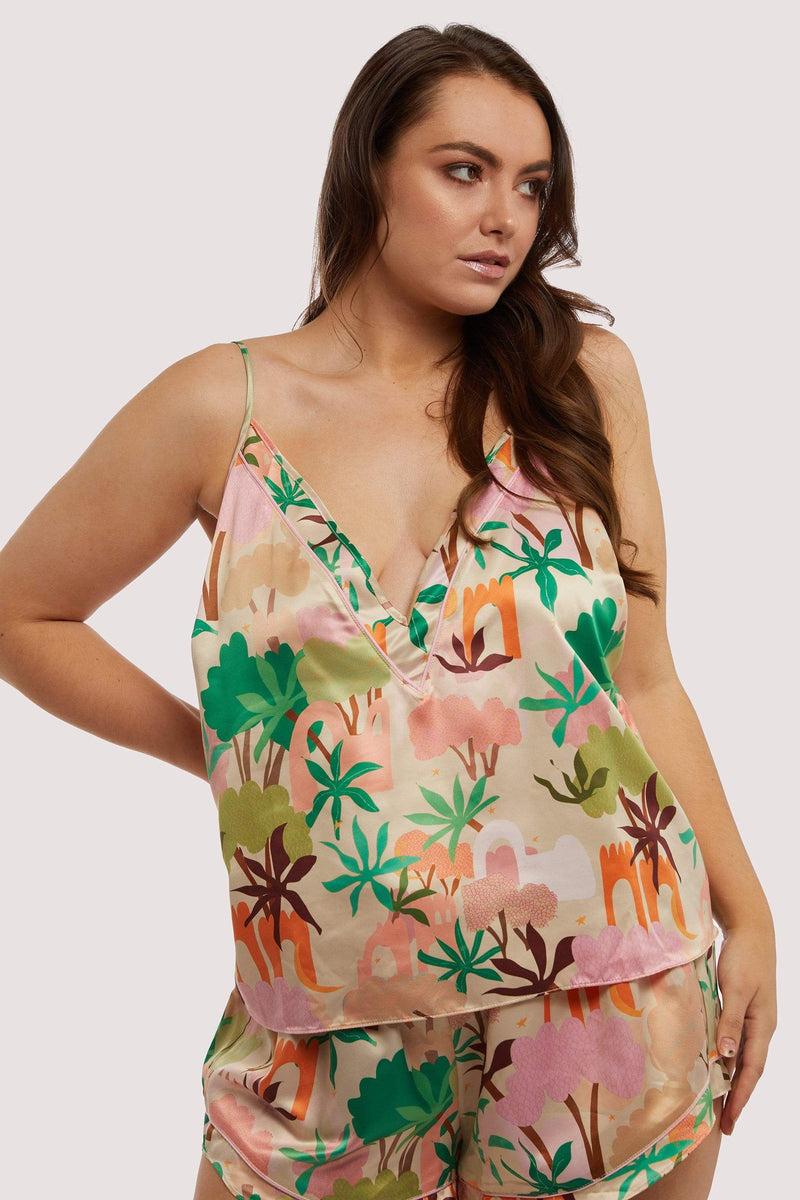 Playful Promises Alja Horvat Recycled Abstract Print Cami Top