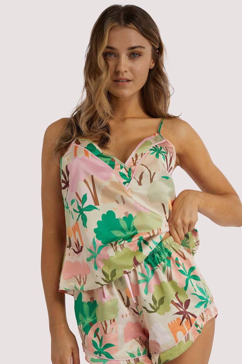 playful promises Alja Horvat Recycled Abstract Print Cami Top