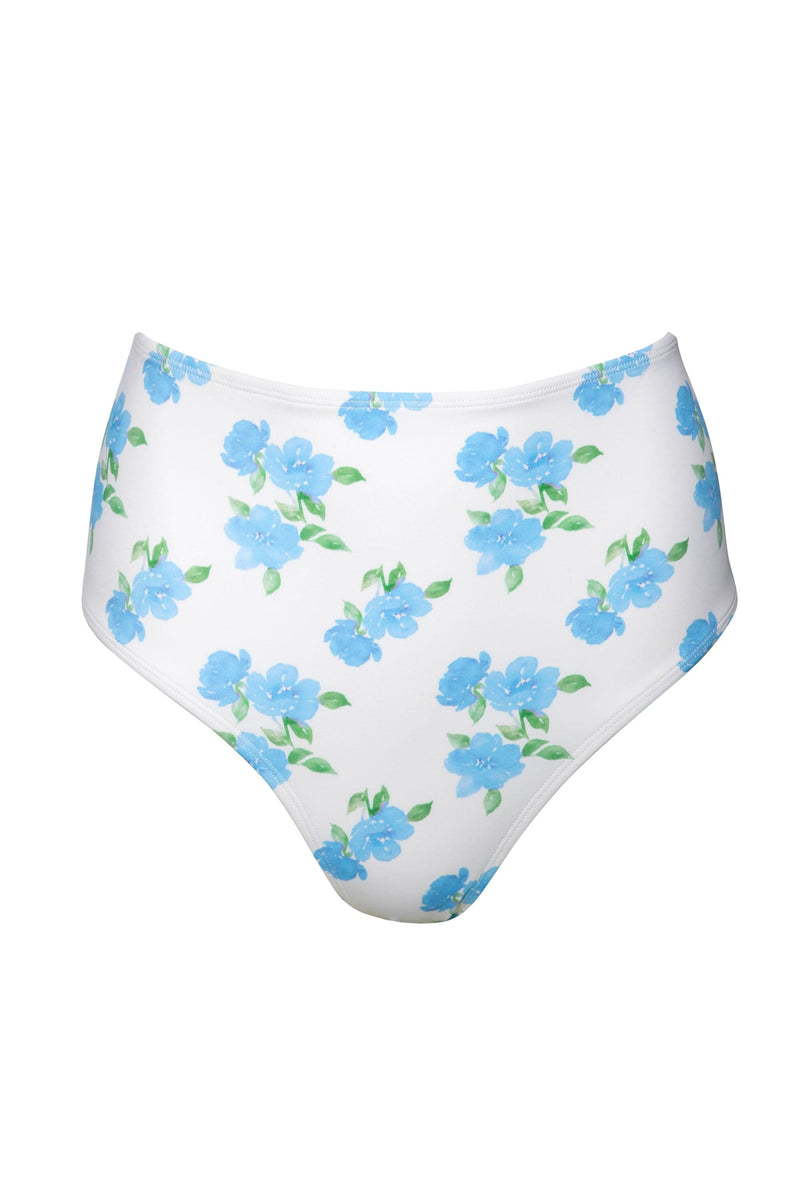 Playful Promises Amelia Mix & Match Watercolour Floral High Waisted Bikini Bottom