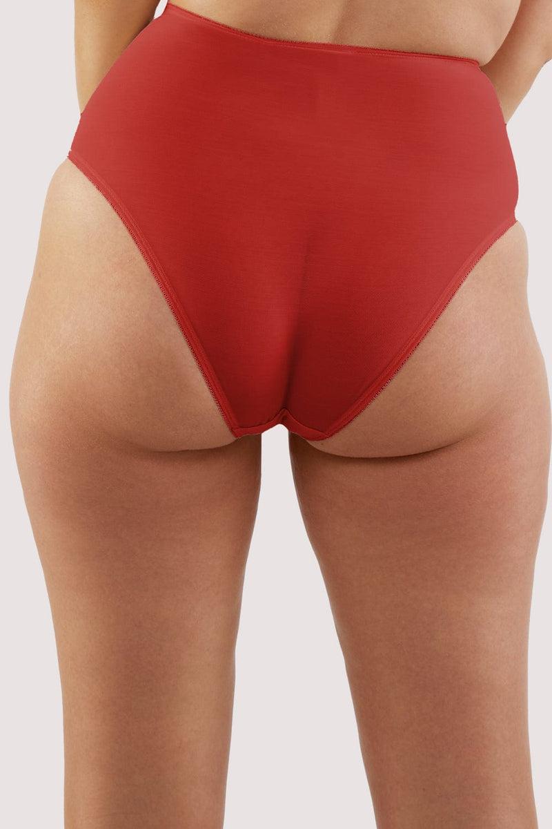 Playful Promises Annette Red Classic High Waist Brief