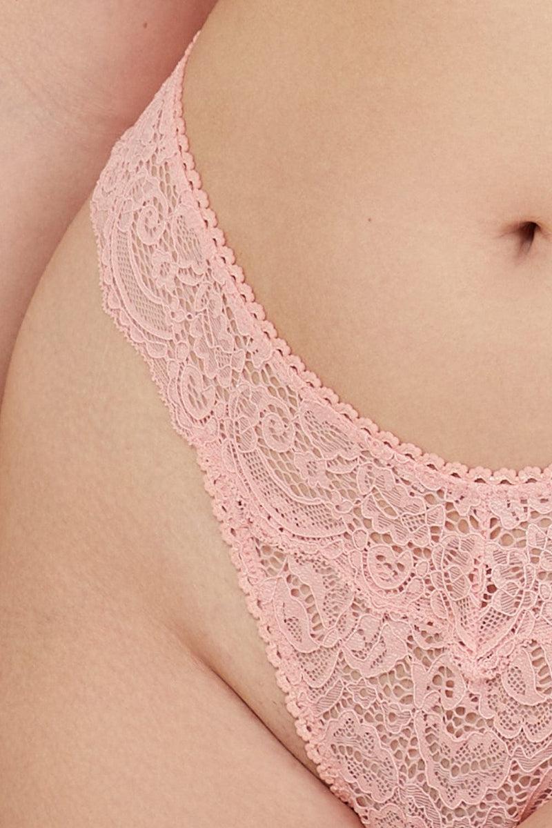 Playful Promises Ariana Coral Everyday Comfort Lace Thong