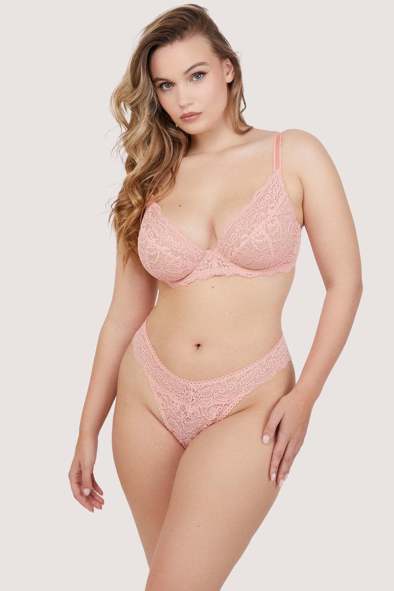 Playful Promises Ariana Coral Everyday Comfort Lace Thong