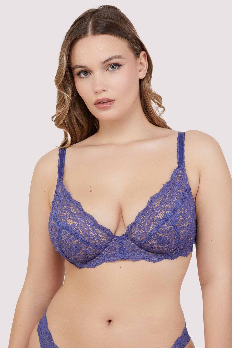 playful promises Ariana Space Dust Blue Everyday Comfort Lace Bra