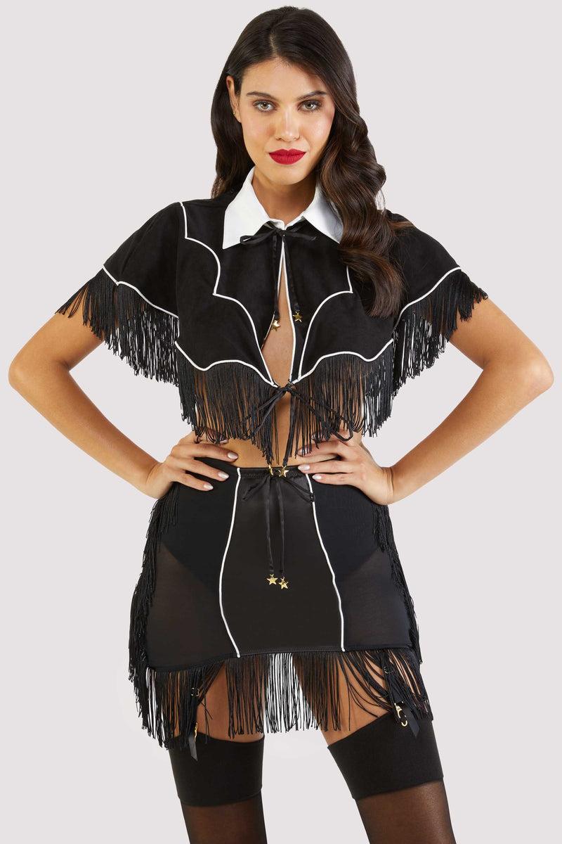 Playful Promises Billie Western Cowboy Fringe Girdle