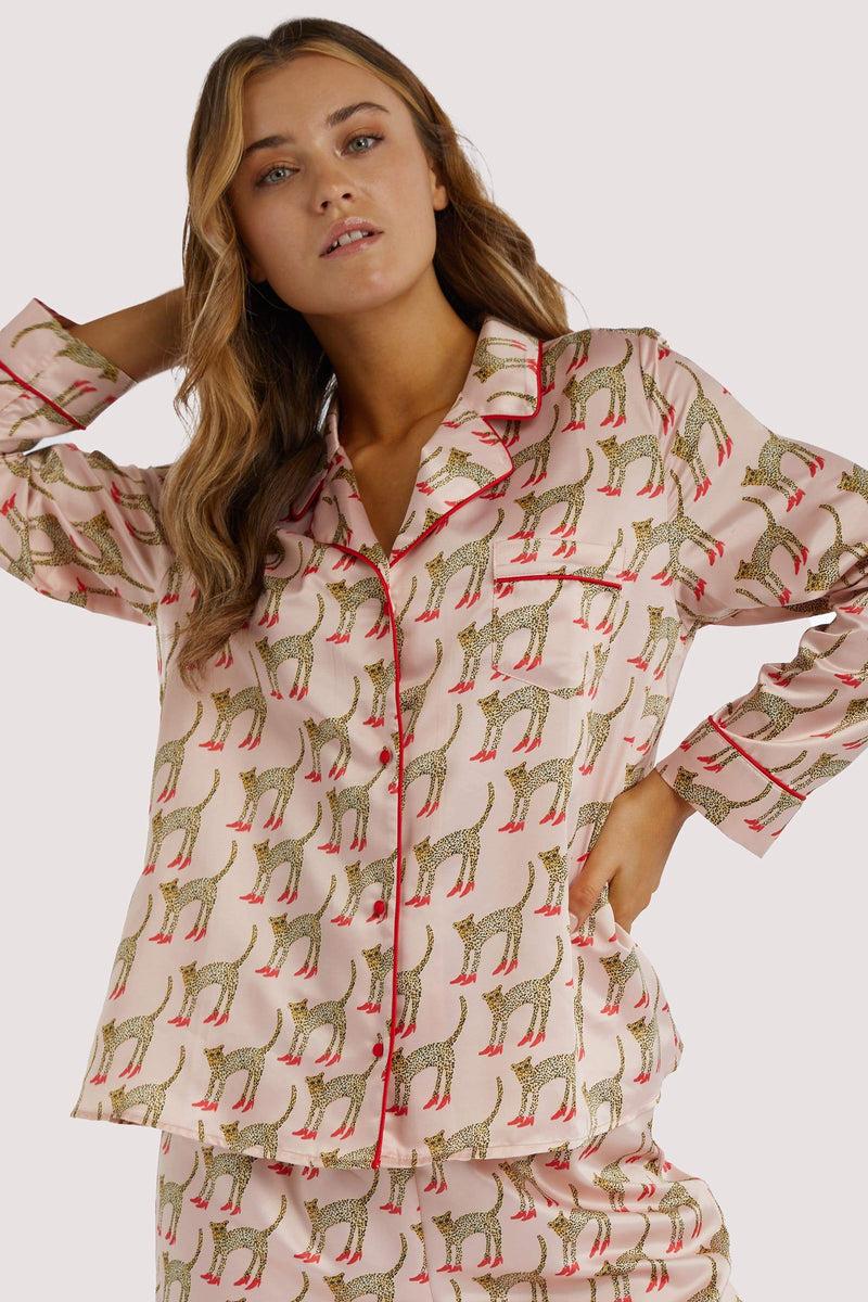 playful promises Bouffants Recycled Cheeta Long Sleeved Top