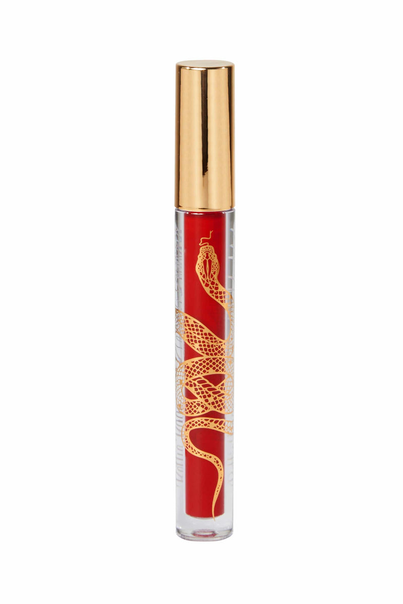 playful promises Bright Red Notorious Transfer Resistant Long Lasting Matte Liquid Lipstick