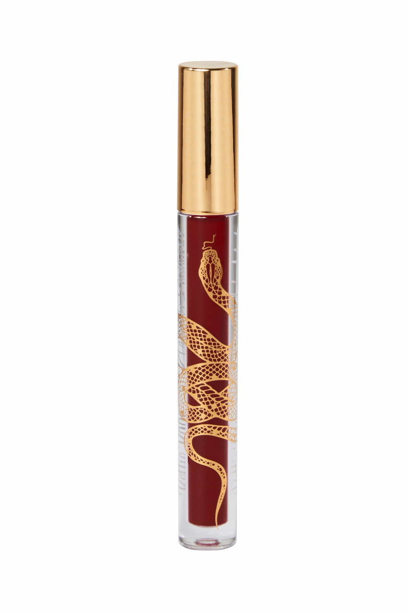 playful promises Cherry Red Tease Transfer Resistant Long Lasting Matte Liquid Lipstick