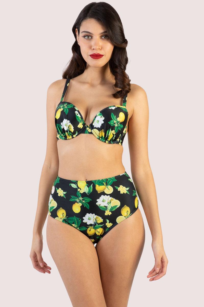 Playful Promises Claudette Lemons High Waisted Bikini Bottom