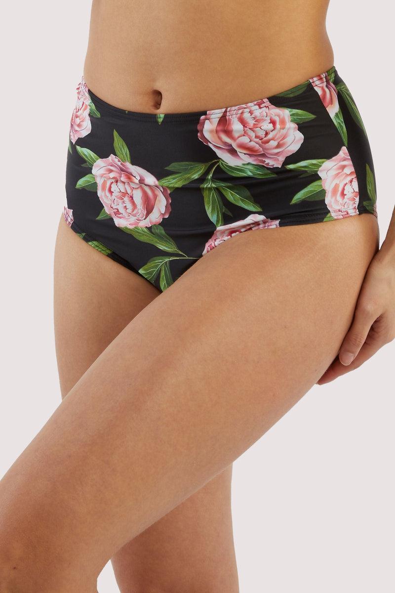 Playful Promises Claudette Roses High Waisted Bikini Brief