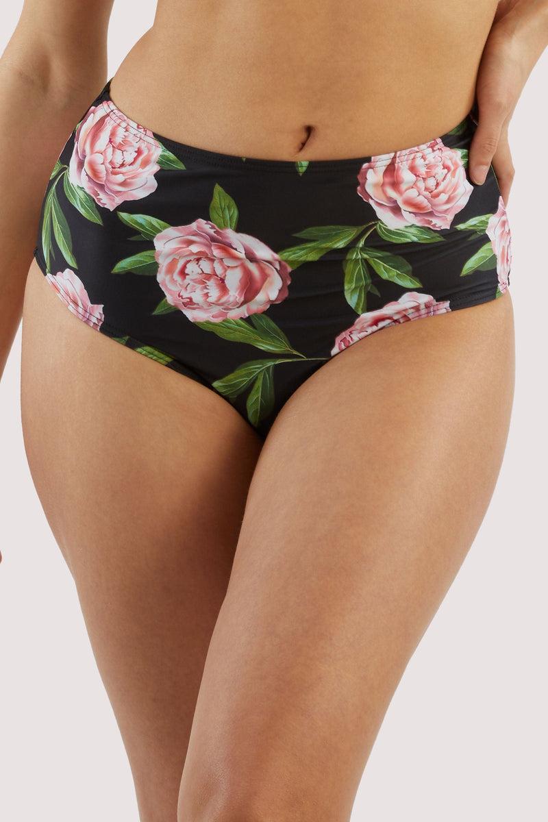 playful promises Claudette Roses High Waisted Bikini Brief