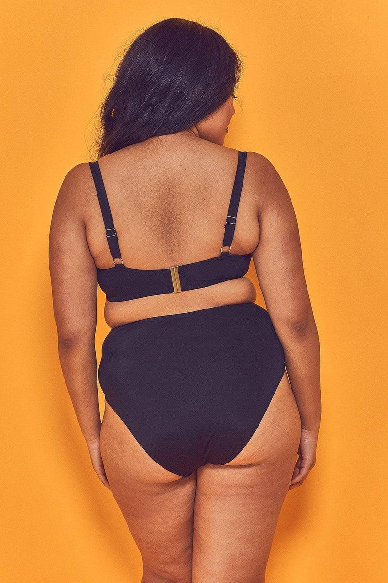 Playful Promises Cyra Fishnet Panel Bikini Brief Curve