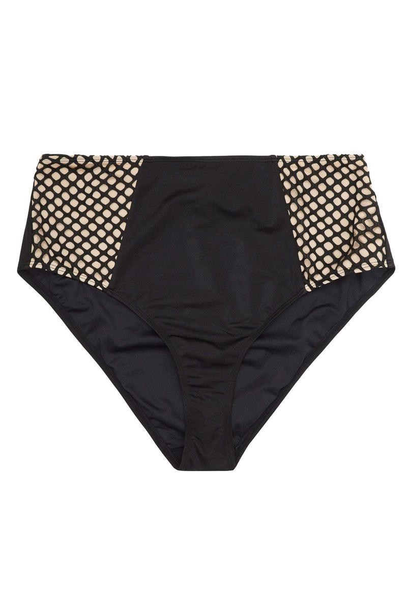 Playful Promises Cyra Fishnet Panel Bikini Brief Curve