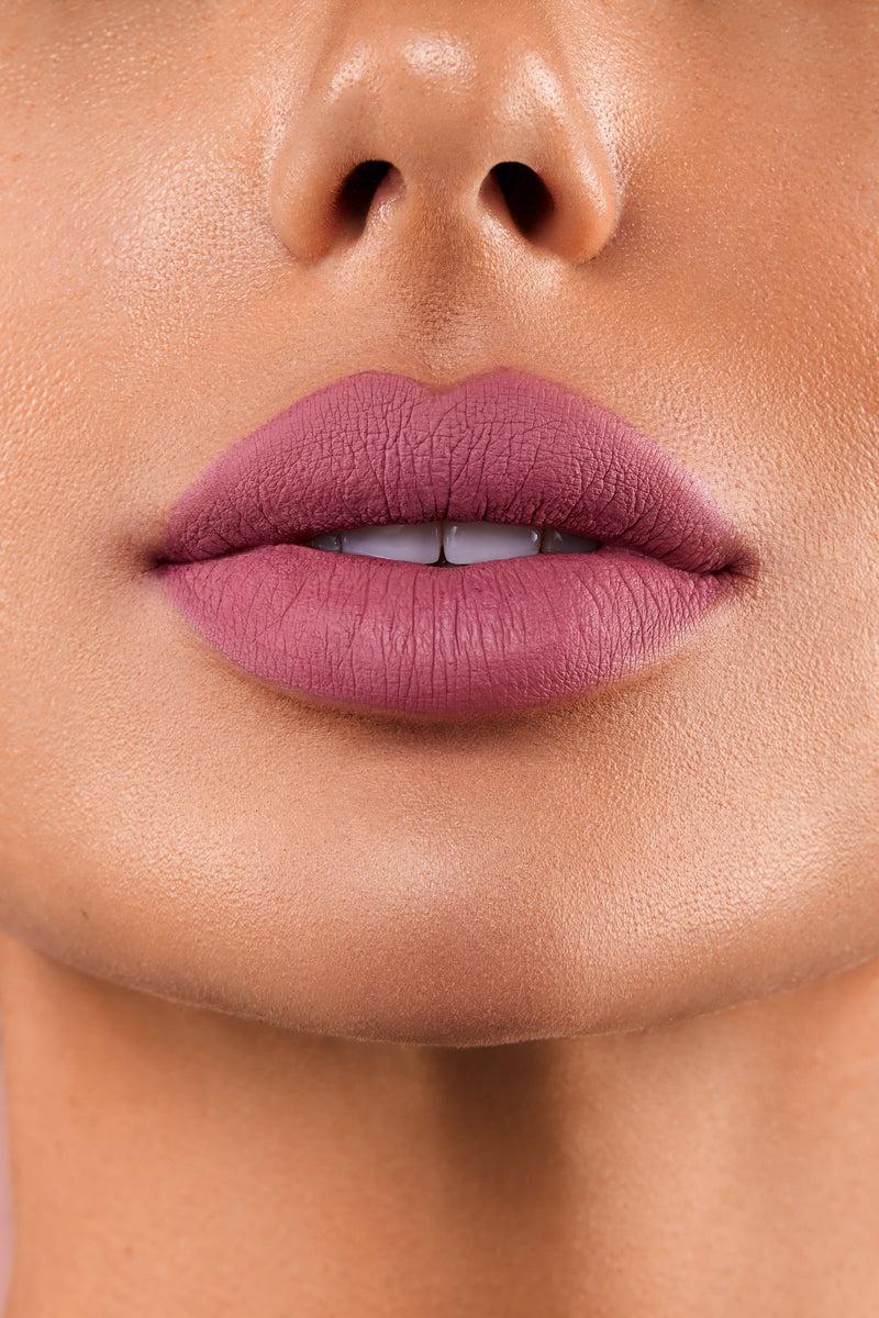 Playful Promises Dusty Pink Peek Transfer Resistant Long Lasting Matte Liquid Lipstick