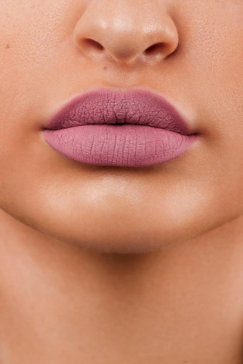 Playful Promises Dusty Pink Peek Transfer Resistant Long Lasting Matte Liquid Lipstick