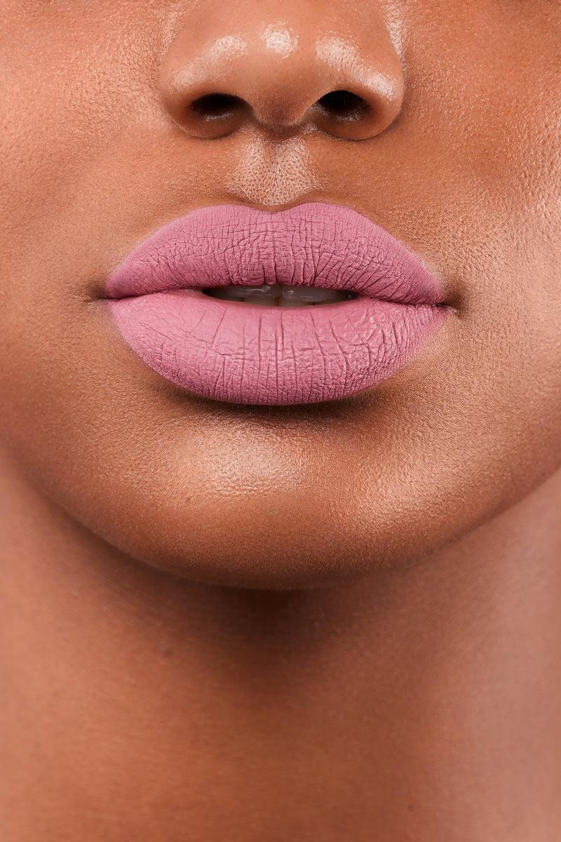 Playful Promises Dusty Pink Peek Transfer Resistant Long Lasting Matte Liquid Lipstick