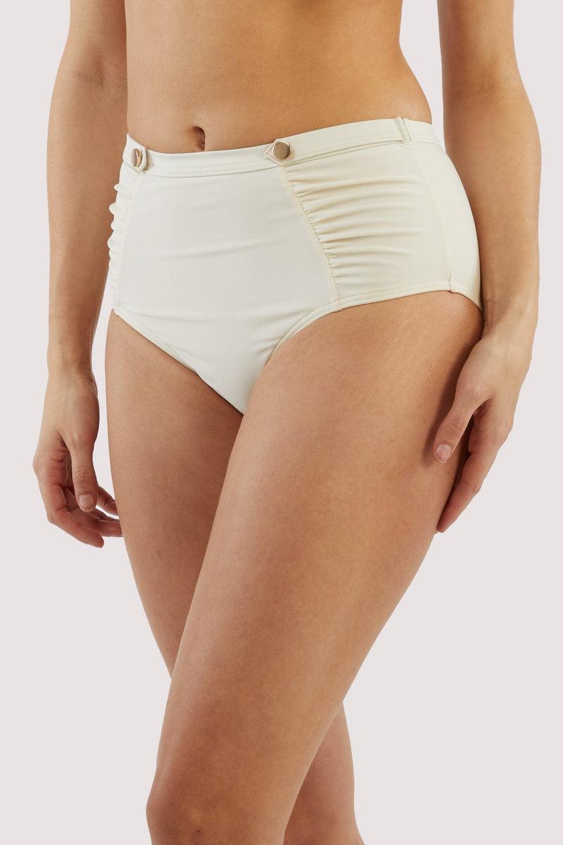 Playful Promises Eco Honey White Sweetheart Bikini Brief