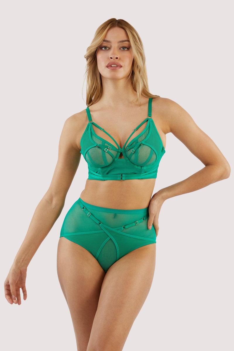 Playful Promises Eddie Green Crossover Wrap High Waist Brief