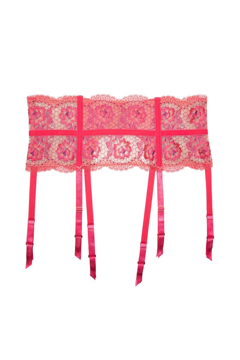 Playful Promises Evelina Blood Orange Curve Suspender