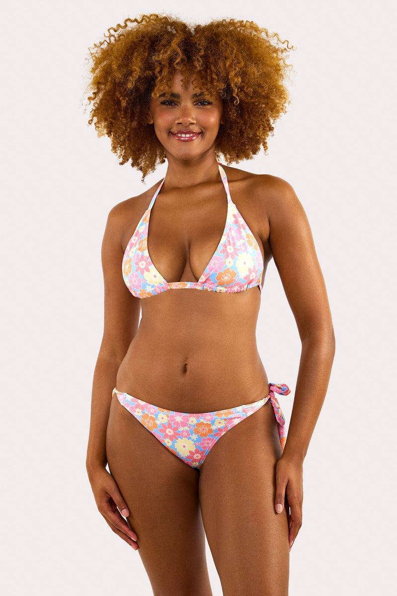 Playful Promises Floral Triangle Bikini Top Fuller Bust Exclusive