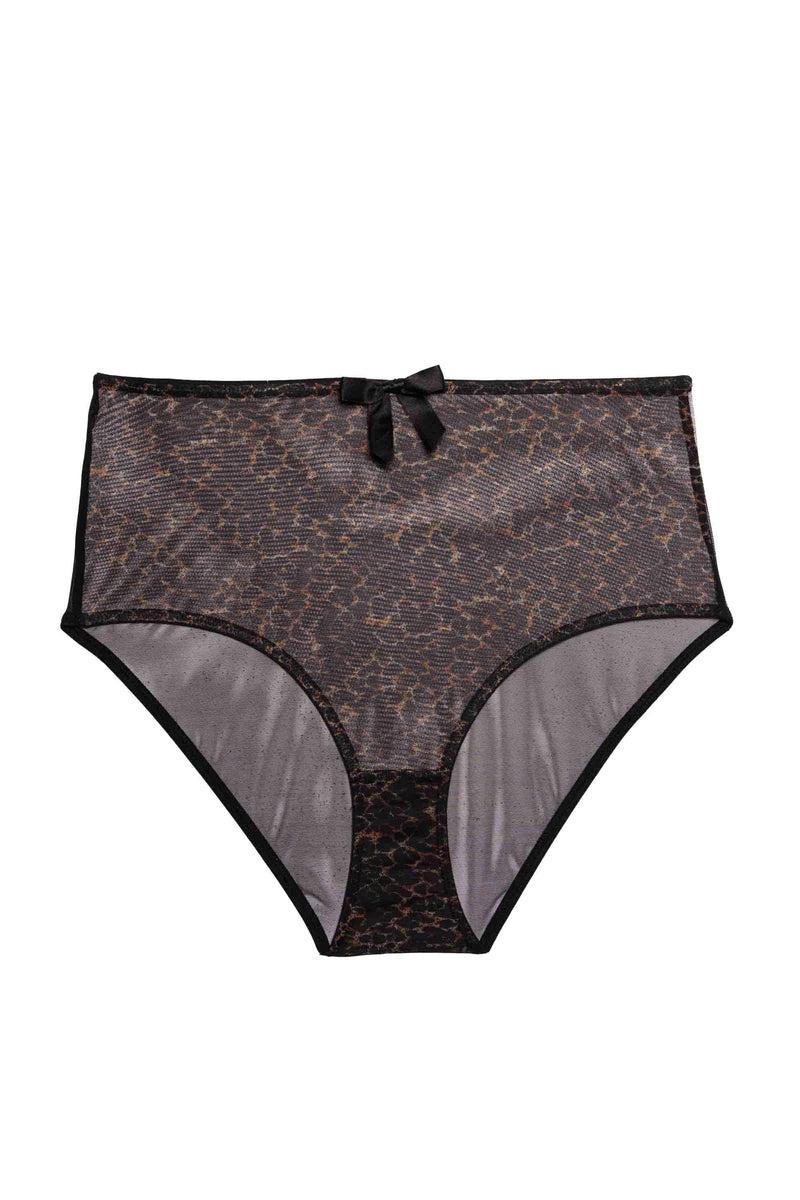 Playful Promises Hazel Leopard Print Classic High Waist Brief