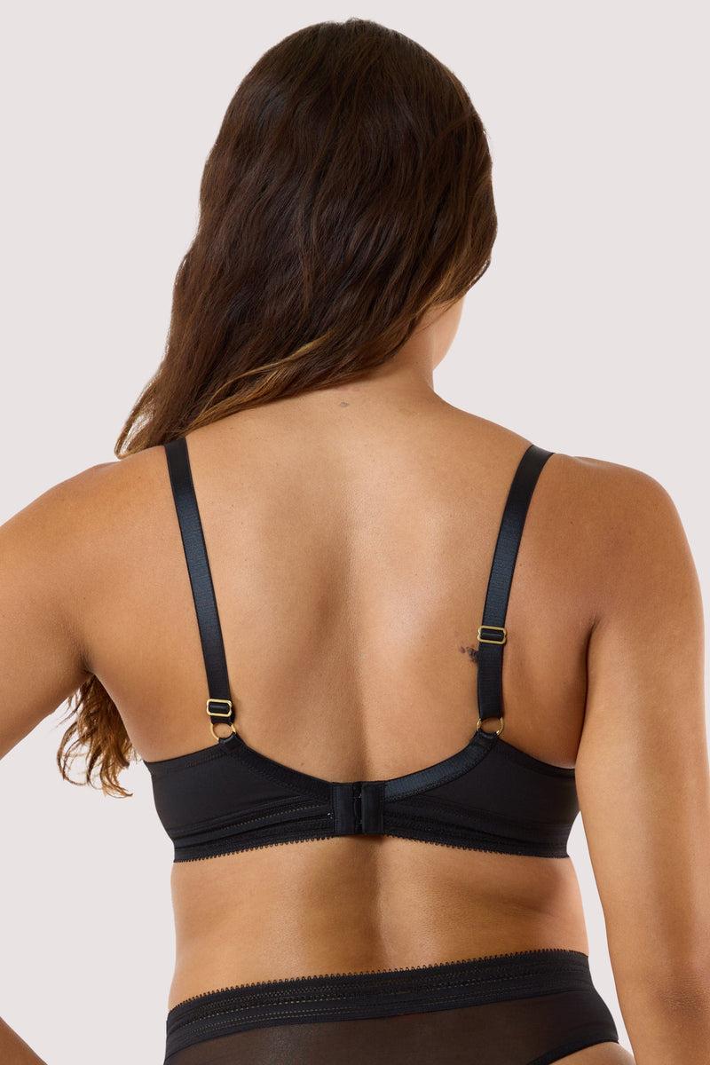 Playful Promises Icon Black Microfiber Moulded Cup Bra