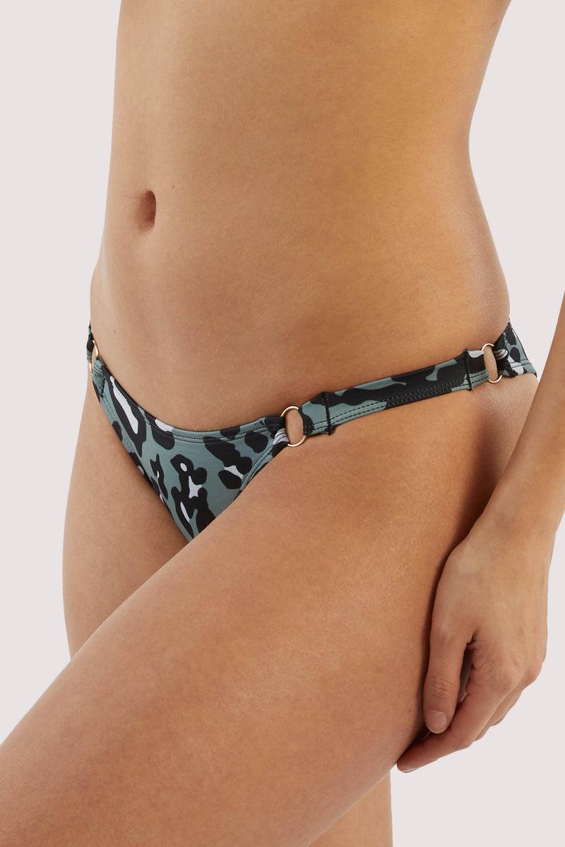 Playful Promises Khaki Eco Leopard Brazillian Brief