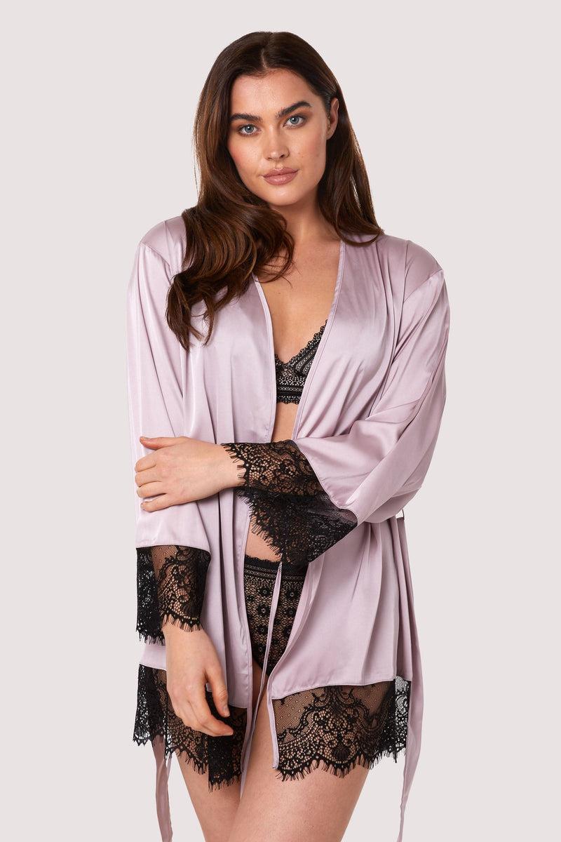 Playful Promises Alaia Mink Caged Kimono