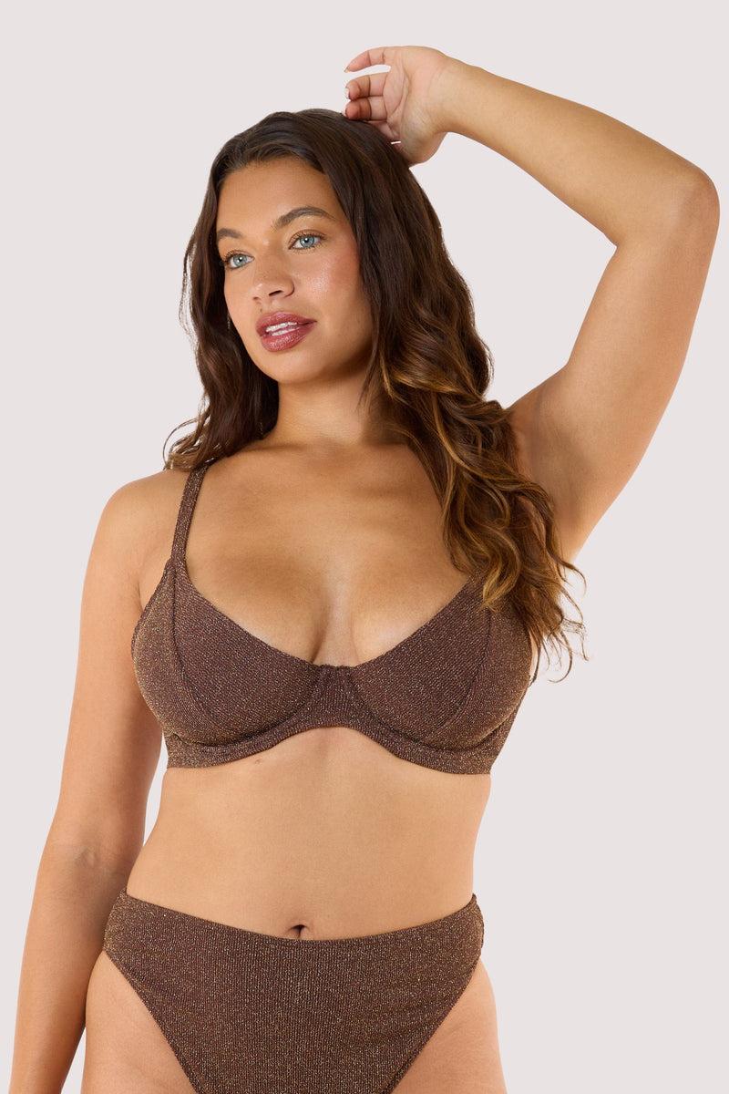 Playful Promises Amber Bronze Underwired Bikini