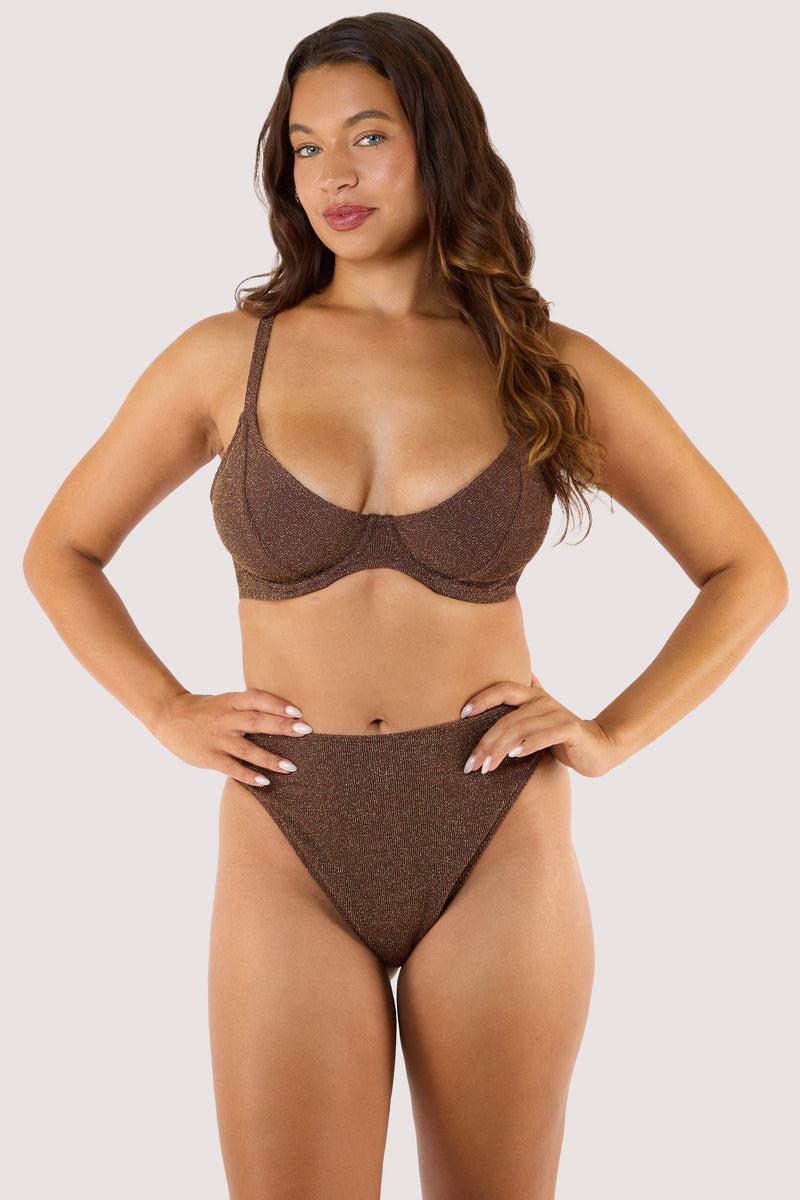 Playful Promises Amber Bronze Underwired Bikini