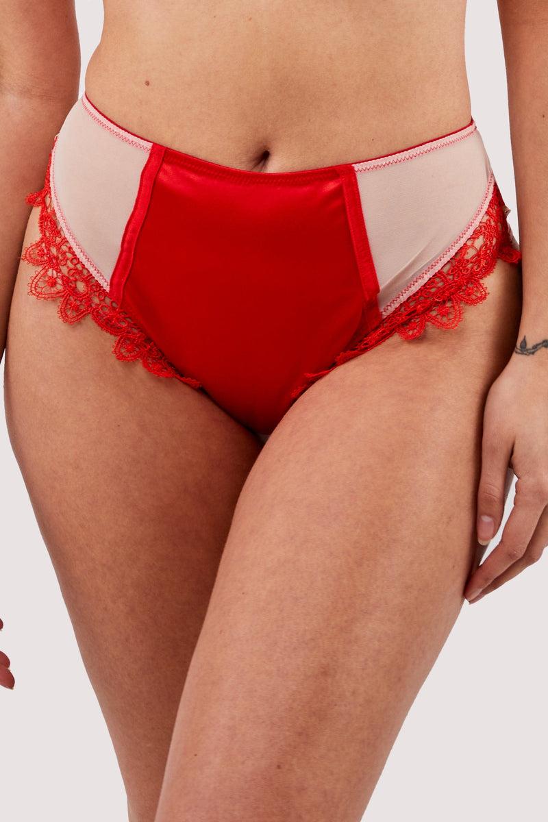 playful promises Anaise Red Highwaist Brief