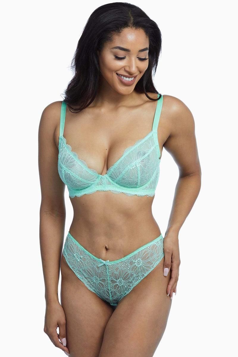 Playful Promises Ariana Mint Everyday Lace Bra