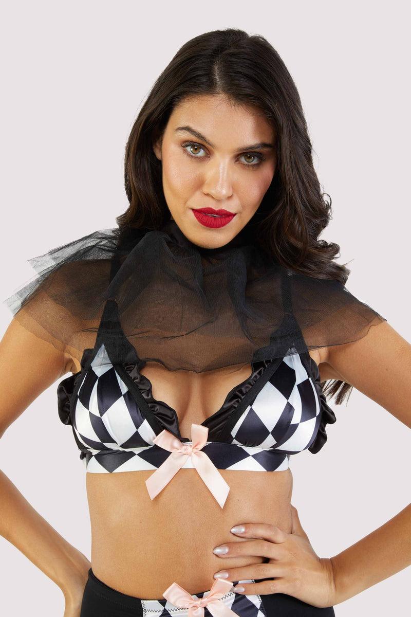 playful promises Beatrix Harlequin Mesh Neck Ruff