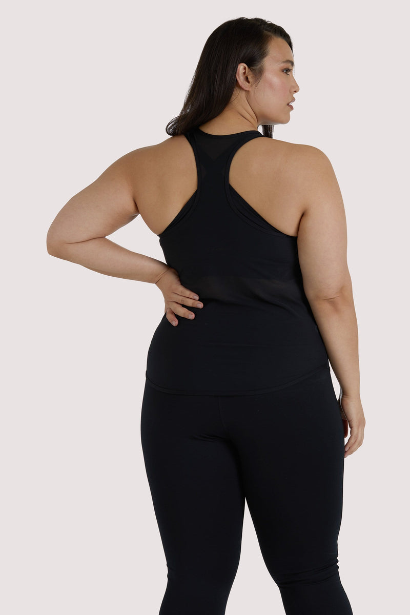 Playful Promises Black Curve Vest