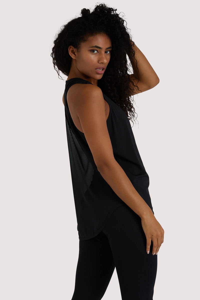Playful Promises Black Jersey Vest