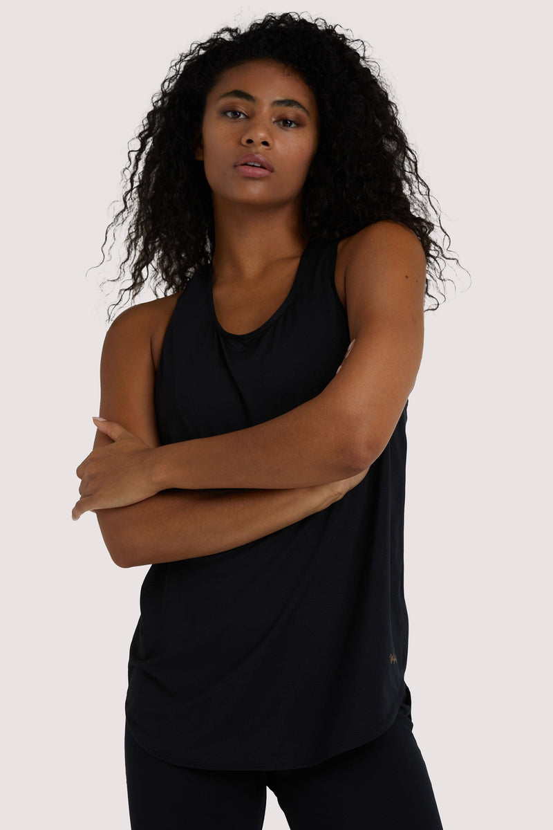 Playful Promises Black Jersey Vest