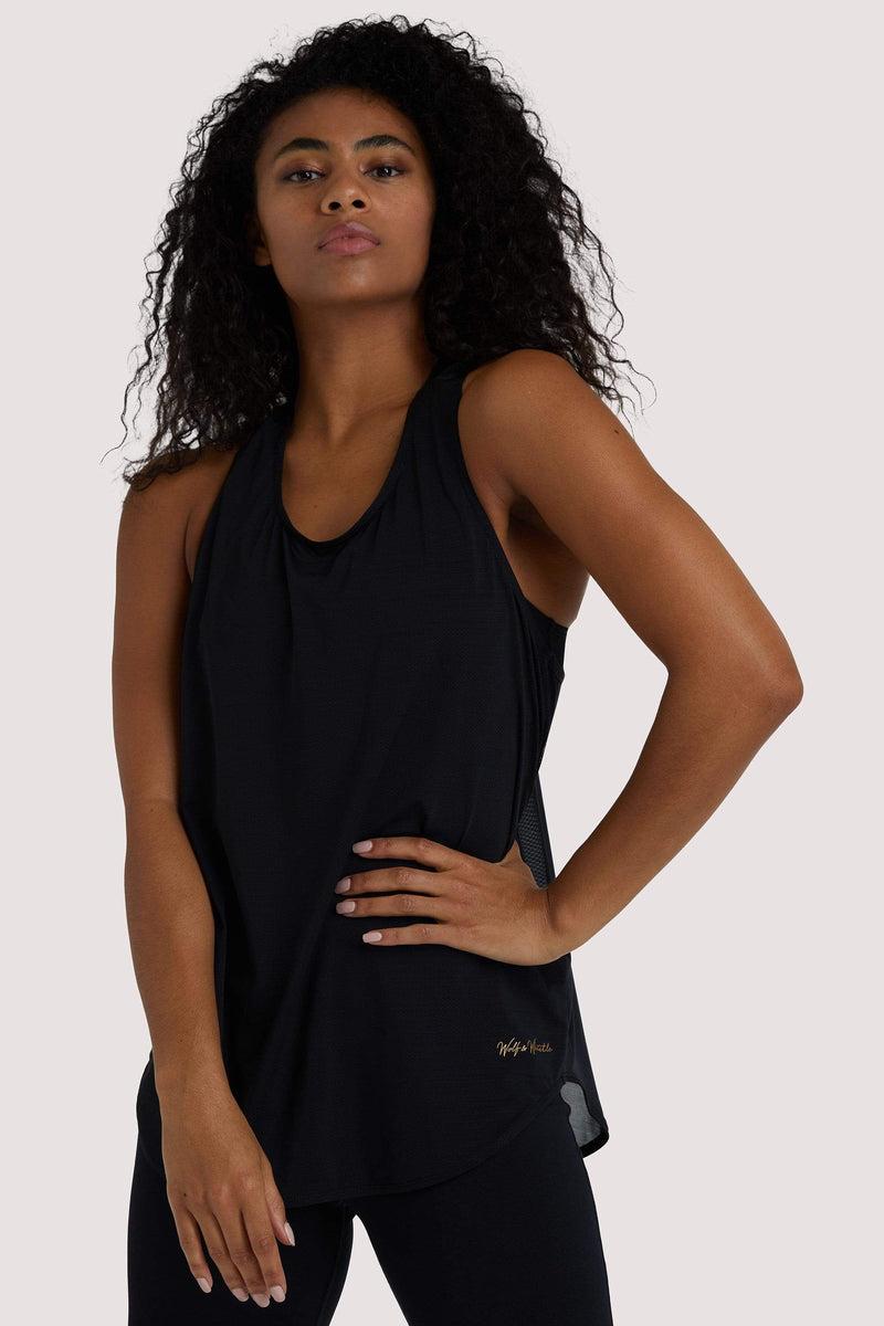 playful promises Black Jersey Vest