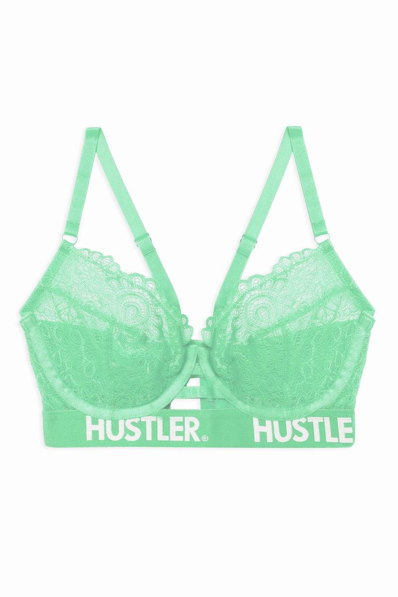 Playful Promises Branded Mint Lace Bra